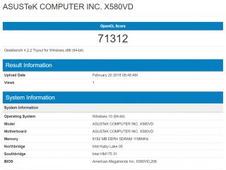 Обзор ASUS VivoBook Pro N580VD — Железо и производительность. 12