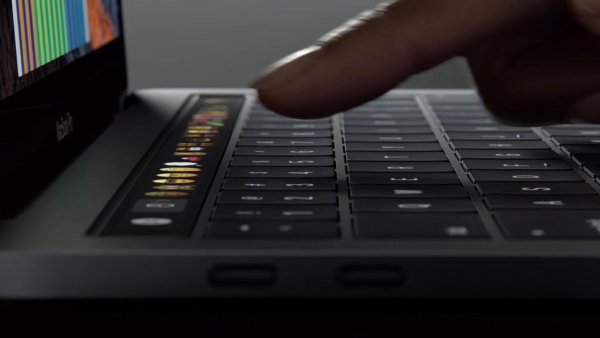 Apple запатентовала сенсорную клавиатуру для MacBook