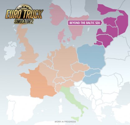 Euro Truck Simulator 2 получит дополнение Beyond the Baltic Sea