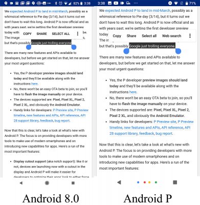 Что нового в Android 9.0 P