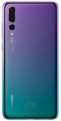 Huawei P20: официальные рендеры и необычная градиентная расцветка