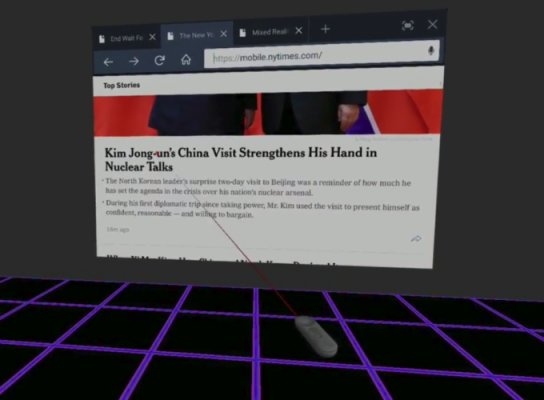 Firefox Reality — первый браузер для смешанной реальности