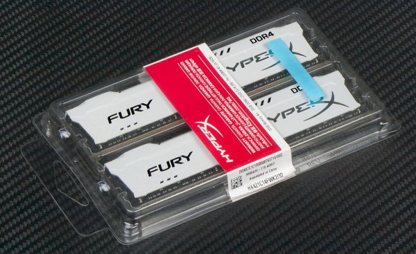 Пара белых: HyperX Fury DDR4-2133 32 Gb — Внешний вид. 1