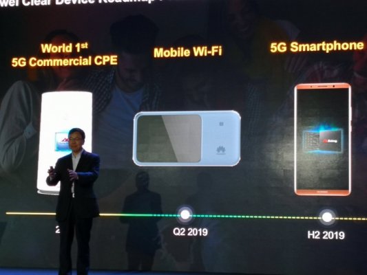 Huawei представит смартфон с поддержкой 5G в 2019 году