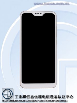 В TENAA появились изображения безрамочного Xiaomi Redmi 6 с вырезом на экране