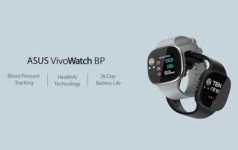 Asus VivoWatch BP — часы, измеряющие давление, пульс, стресс и не только
