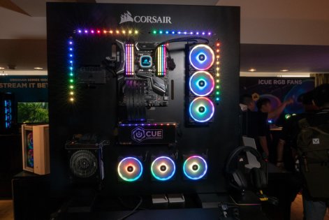 Corsair показала новые корпуса и ОЗУ с RGB на Computex 2018