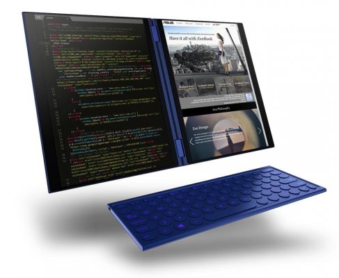 Asus Precog — ноутбук без клавиатуры, но с двумя экранами