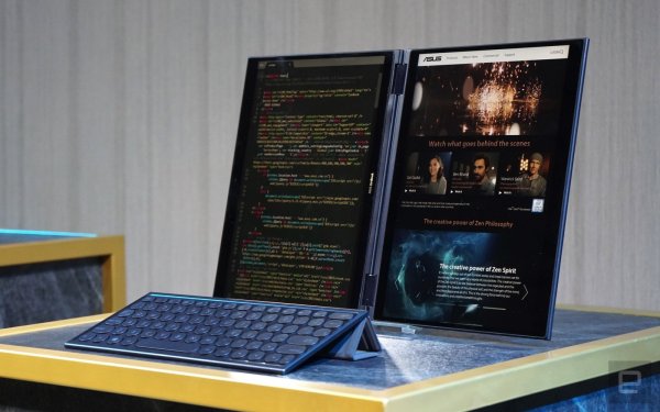 Asus Precog — ноутбук без клавиатуры, но с двумя экранами