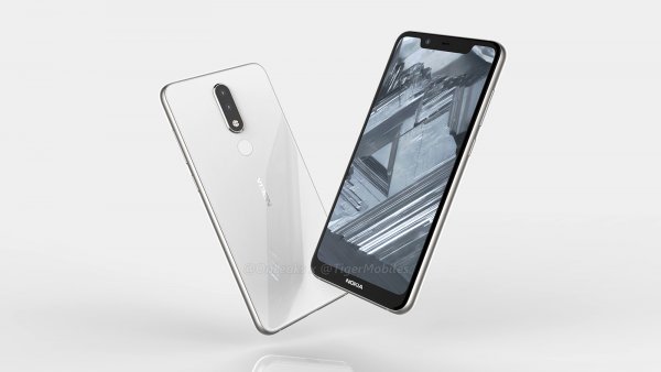 Nokia 5.1 Plus с вырезом на экране показался на рендерах