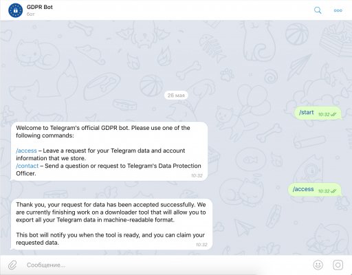 Обновлённый Telegram покажет, какие данные мессенджер знает о вас