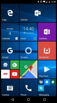 Лаунчер для Android в стиле Windows Phone всё ещё обновляется