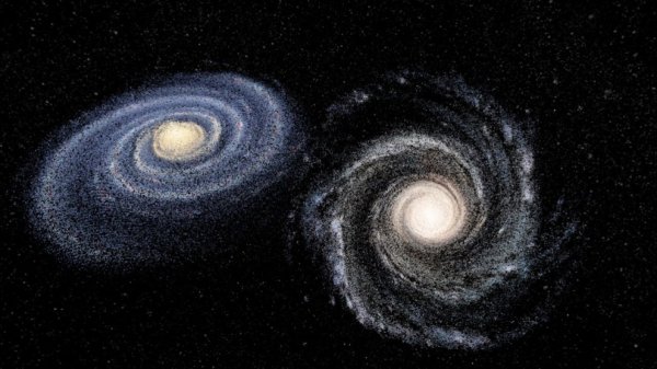 У Млечного Пути была сестра-галактика аналогичных размеров, но Андромеда ее разорвала