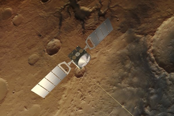 На полюсе Марса под толщей льда обнаружили озеро