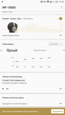 Обзор наушников Sony WF-1000X — без проводов и шума — Звучание и микрофоны. 3