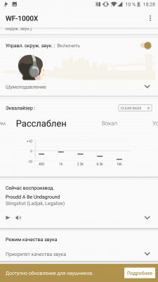 Обзор наушников Sony WF-1000X — без проводов и шума — Звучание и микрофоны. 4