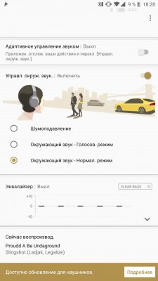 Обзор наушников Sony WF-1000X — без проводов и шума — Шумоподавление. 1