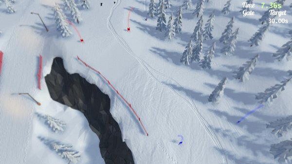 В Google Play открылся тест потрясающей игры про лыжника