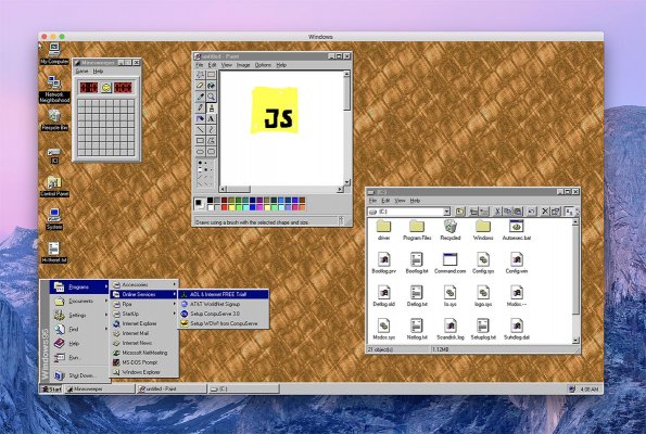 Запустить Windows 95 теперь можно в два клика — время ностальгировать