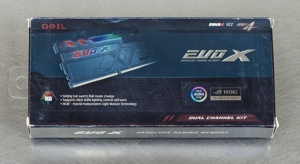 Светошоу в комплекте: Geil EVO X ROG edition DDR4-3000 — Внешний вид. 1