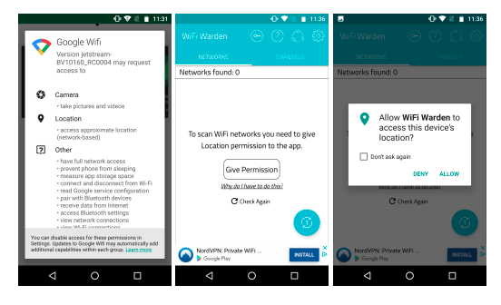 Android без разрешения пользователя раскрывает системную информацию, включая местоположение