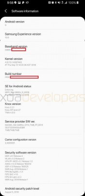 Прошивка от Samsung на основе Android 9.0 утекла в сеть
