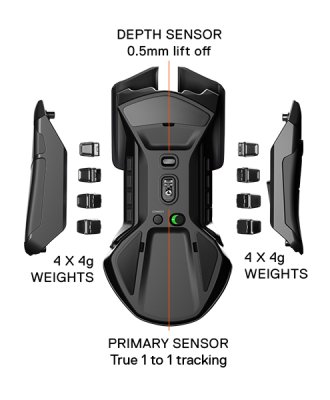 Беспроводная мышь SteelSeries для геймеров заряжается за 15 минут