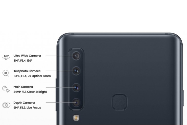 Представлен Samsung Galaxy A9: первый в мире смартфон с 4 основными камерами