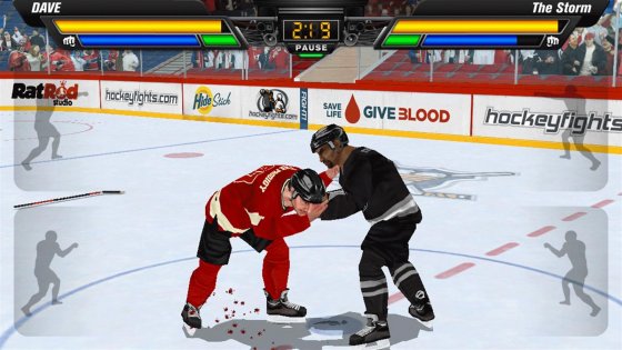 Hockey Fight Lite 1.71. Скриншот 1