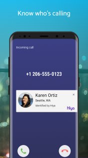 Hiya – блокировка телефонного спама 14.7.5. Скриншот 1