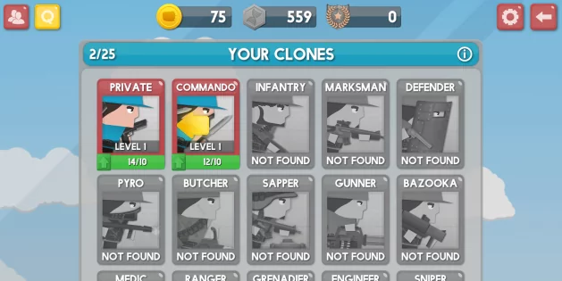 Clone Armies 10000.0.5. Скриншот 5