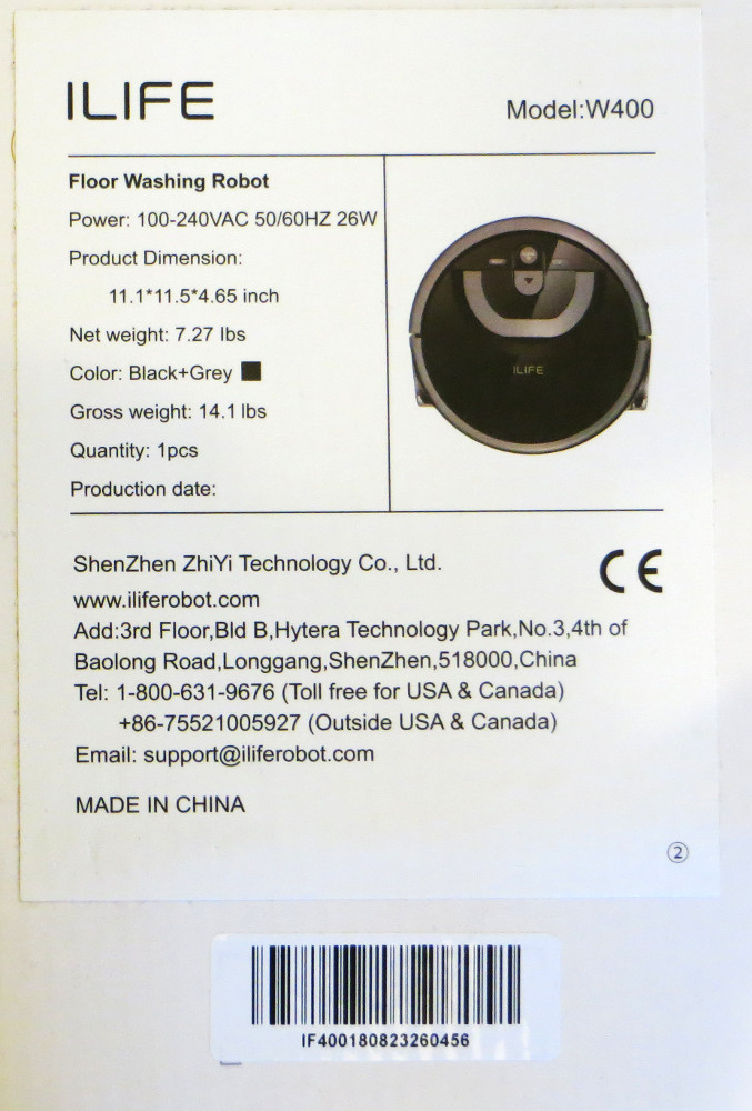 ILIFE W400 пылесос, который моет