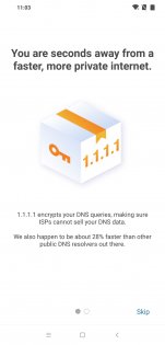 1.1.1.1 – Faster & Safer Internet 6.38.3. Скриншот 1