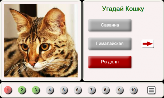Угадай Породу Кошки: Пазлы 2.2.8. Скриншот 2