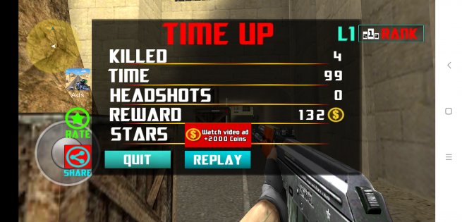 Gun Shot Fire War 2.1.4. Скриншот 7