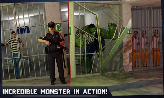 Incredible Monster Hero: Super Prison Action 5.0. Скриншот 2