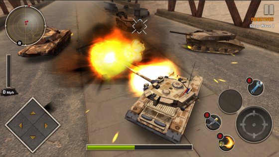 Modern Tank Force: War Hero 1.21. Скриншот 1