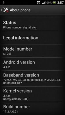 Sony Xperia J обновляется до Android 4.1.2 Jelly Bean