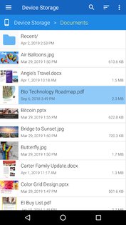 File Viewer for Android 4.5. Скриншот 3