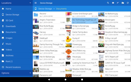 File Viewer for Android 4.5. Скриншот 10
