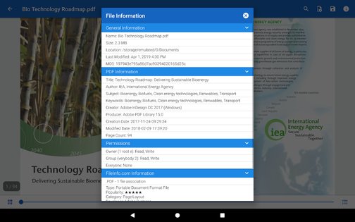 File Viewer for Android 4.5. Скриншот 12