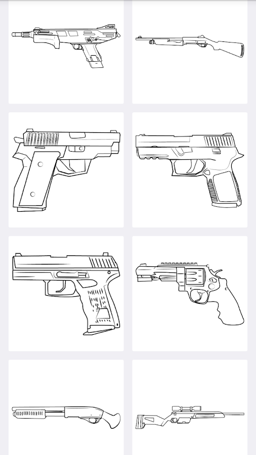Приложение как нарисовать оружие