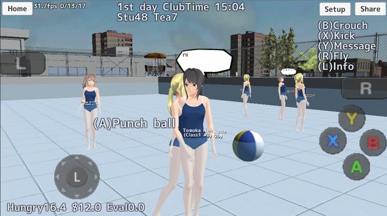 School Girls Simulator 1.0. Скриншот 16