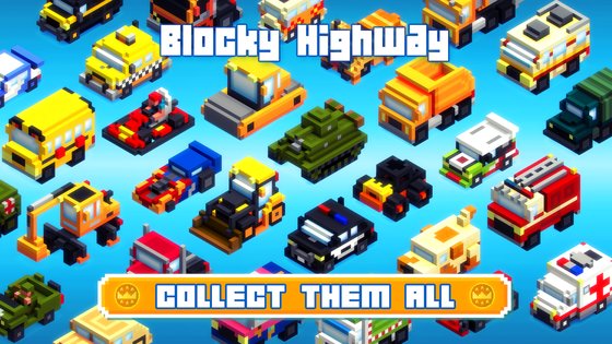 Blocky Highway 1.2.7. Скриншот 3