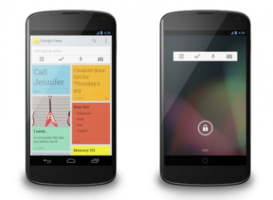 Представлен сервис для хранения заметок Google Keep