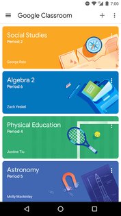 есть ли приложение google classroom для мобильных устройств