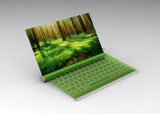 Корейскими дизайнерами был создан концепт ноутбука-растения