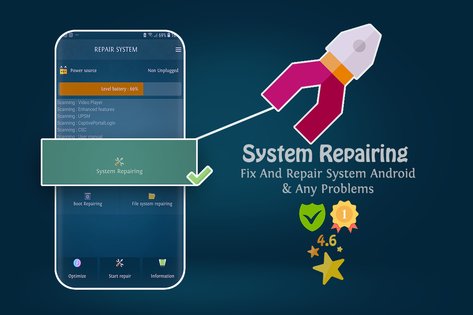 Repair System Android 111.02211.13. Скриншот 3