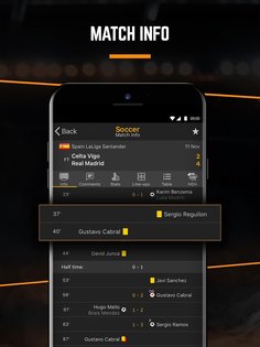 LiveScore 8.6.2. Скриншот 3