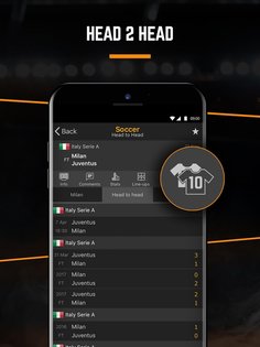 LiveScore 8.6.2. Скриншот 4